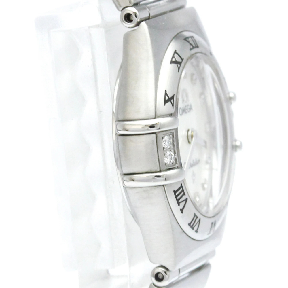 OMEGA Constellation Diamond MOP Dial Steel Quartz Ladies Watch 1566.76 Polished - Picture 8 of 8